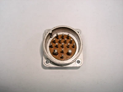 Conector ITT Cannon 16 pines estándar serie K SK-C16-32S sello seguro Foto 1 de 4