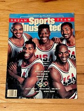 2/18/91 NEWSSTAND Sports Illustrated MICHAEL JORDAN “USA Dream Team" Fair-Good!