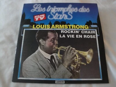 LES TRIOMPHES DE STARS LOUIS ARMSTRONG VINYL LP 1989 MADE IN FRANCE STEREO EX/EX - Image 1 of 2