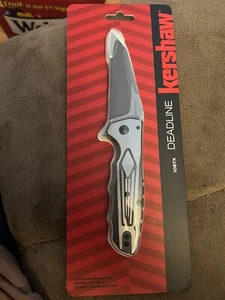 Kershaw Deadline 8Cr13MoV Wharncliffe Blade Framelock EDC Folding Pocket Knife - Picture 1 of 1