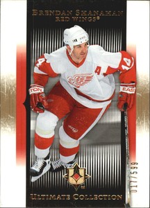 2005-06 Ultimate Collection Red Wings Hockey Card #35 Brendan Shanahan/599