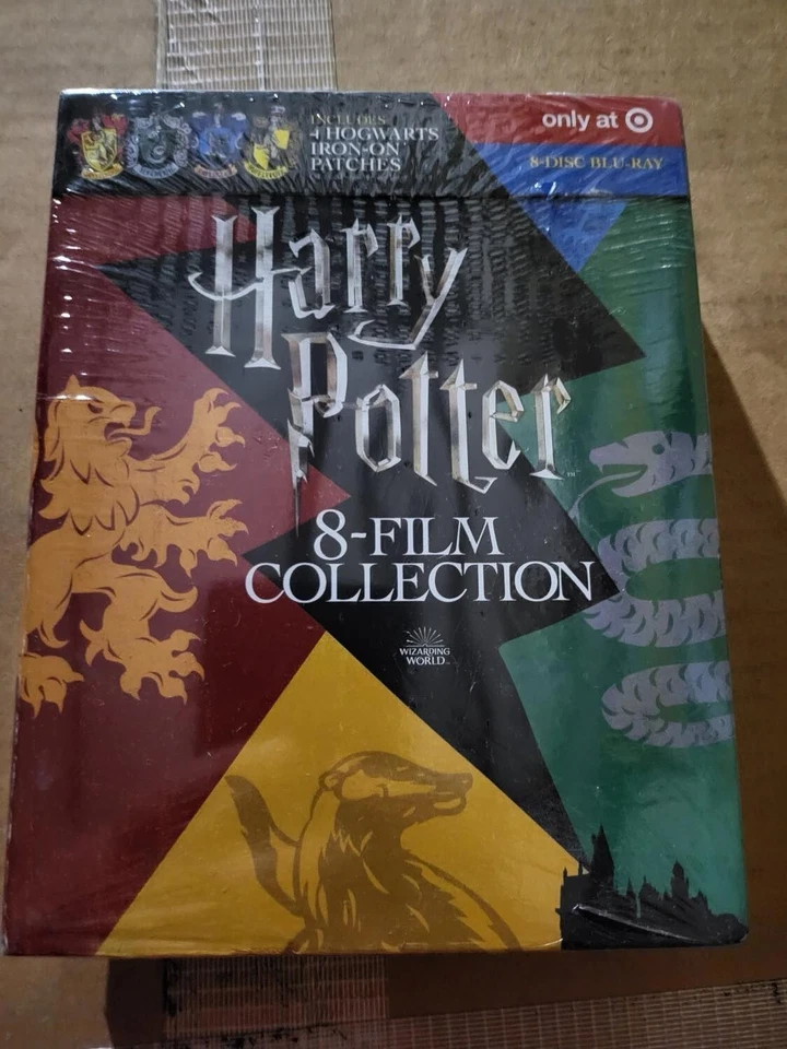 Harry Potter 8 Film Collection  (Blu-ray) with 4 Patches -Target New Sealed - Image 1 of 1
