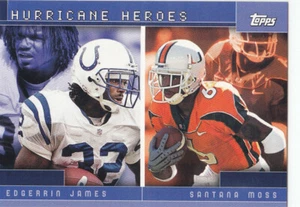 Edgerrin James / Santana Moss 2001 Topps Combo #TC1  Miami Hurricanes Colts - Picture 1 of 1