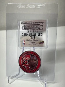 Michael Jordan 2022 Highland Mint Upper Deck NBA Collectors Coin 1/30,000 - Picture 1 of 3