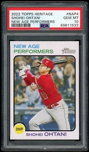 Topps Heritage New Age Performers 2022 #NAP4 Shohei Ohtani PSA 10 - Imagen 1 de 2