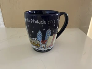 Weihnachtsdorf in Philly Deutscher Weihnachtsmarkt Tasse - Bild 1 von 6
