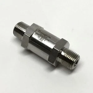 Swagelok SS-C2C-1 Poppet Check Valve 1/8" NPT, 1psi Crack Pressure 316 Stainless - Picture 1 of 3