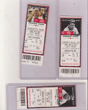 9 LOT BOSTON RED SOX TICKETS JIMMIE FOXX JOHNNY PESKY RICO PETROCELLI YOUKILIS +