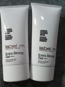 2x Label M Gel 150ml Extra Strong Gel. Definition And Shine With Strong Hold. - Picture 1 of 3