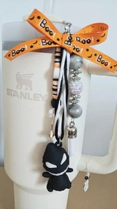 Oogie Boogie NBC Dangle Straw Charm Stanley compatible Artisan USA 2055 - Picture 1 of 3
