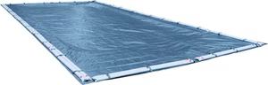 Pool Mate 351836RPM Winter Pool Cover, Heavy-Duty Blue, 18 x 36 ft Inground P... - Picture 1 of 15