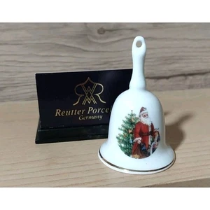 Reutter Porcelain Christmas Miniature Bell From Germany - Picture 1 of 6
