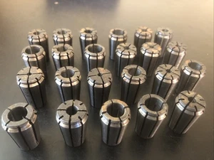 23 AF Collets Various Sizes no mfg name MM & Fractional - Picture 1 of 9