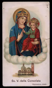 santino cromo-holy card MADONNA CONSOLATA DI TORINO - Foto 1 di 1
