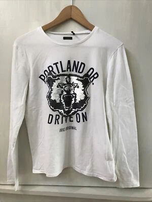 IKKS Sequin Portland Bear Reverse To Flag Tee Shirt Long Sleeve Girls Size 14 - Image 1 of 4