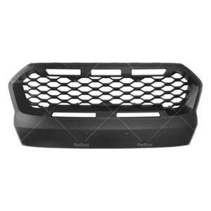 Matte Black Front Mesh Grill for Ford Ranger PX2 2015 2016 2017 2018 incl WT - Picture 1 of 10