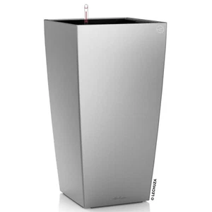 Blumentopf Lechuza Cubico 22 Komplettset silber - Bild 1 von 7