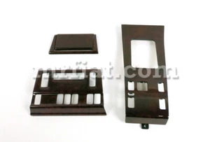 Juego de molduras de madera de nogal nuevo Mercedes W124 C500E 300CE 300TD - Imagen 1 de 4