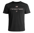 US Marine Corps 1st Battalion, 6th Marines Subdued T-Shirt Officially Lincensed