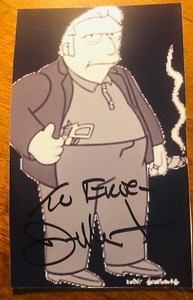 The Simpsons "Fat Tony" Joe Mantegna Signed Autographed 4x6 Picture Card