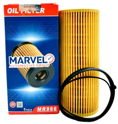 Filtro de óleo sintético Marvel MR966 (6E115562A) para Audi Q5 2009-2017 3.0L 3.2L - Imagem 1 de 4
