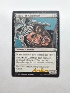 LORD OF THE ACCURSED EVIL ASH MAGIC ALTERED ART HAND PAINT BY DEMIAN SOLIS - Picture 1 of 12