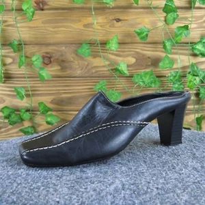 Bomba de cuero negra Aerosoles Catch Me Mule para mujer 7,5 mediana ligeramente usada 2025 - Imagen 1 de 5