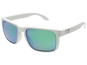 Oakley Holbrook Polarized Sunglasses OO9102-H255 Matte White/Prizm Jade