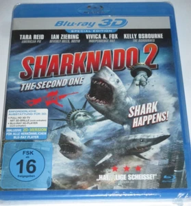Sharknado 2 - Blu-ray/NEU/Action/Horror/Tara Reid/Ian Ziering/uncut/3D+2D - Foto 1 di 1