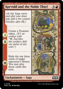 x4 Korvold and the Noble Thief AY MTG 139 POCO COMÚN M/NM 4x - Imagen 1 de 1