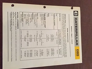CATERPILLAR CAT D9 D9G ATTACHMEN BULLDOZER BROCHURE ORIGINAL ANTIQUE TRACTOR NEW - Picture 1 of 1