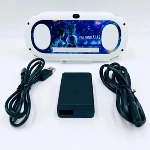 Sony PS Vita PCH-2000 FINAL FANTASY X/X2 Ver Console & Charger Limited Edition - Picture 1 of 11