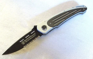 Smith & Wesson Homeland Security schwarz S&W Taschenmesser S & W Pocket Knife - Bild 1 von 4