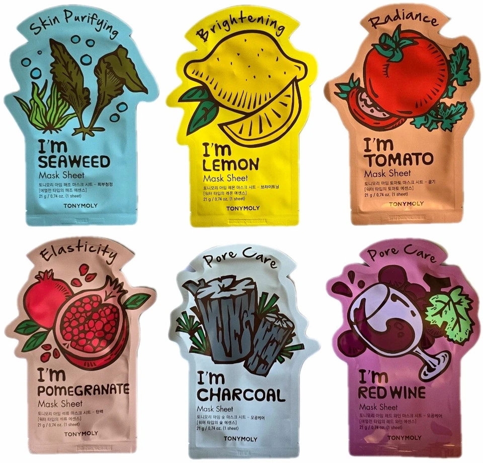 Face Mask Sheet Korean Skin Care TONY MOLY, Skin Purifying - Image 1 of 1