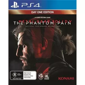 Metal Gear Solid V The Phantom Pain game PS4 AUSSIE *Day 1 One Edition *NEW disc - Picture 1 of 2
