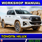 TOYOTA HILUX REPAIR MANUAL 2015 - 2019 - SERVICE WORKSHOP ENGLISH ON CD