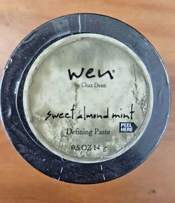 Pasta definidora de cabello Wen Chaz Dean almendra dulce menta 0,5 oz sellada Foto 1 de 2