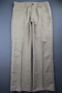 Pantalones de poliéster vintage para hombre Levi's 517 2008 corte bota marrón talla 33x29 (Msr 32x26) - Imagen 1 de 10