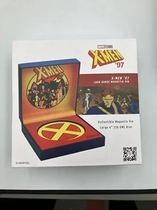 Marvel X-Men '97 Logo Badge Collectible Magnetic Pin Gamestop Exclusive Open Box - Picture 1 of 5