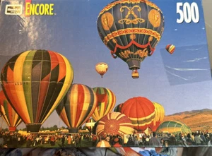 Vintage 1998 Rose Art Encore 500 Piece Puzzle Up,up And Away - Picture 1 of 3
