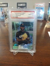 2002 Bowman's Best FRANCISCO LIRIANO Auto Blue RC Rookie PSA 10