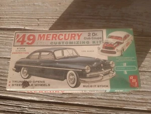 Vintage AMT 1949 Mercury Club Coupe Model Car Kit - Picture 1 of 5
