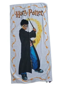 VTG Harry Potter 54x29" Beach Towel Wizard Wand 2001 - Picture 1 of 4