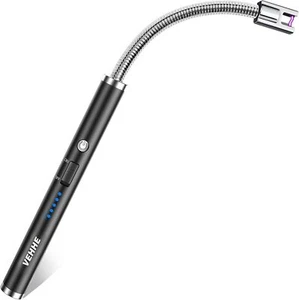Candle Lighter, Electric Rechargeable Arc Lighter with LED Battery Display Long - Picture 1 of 7