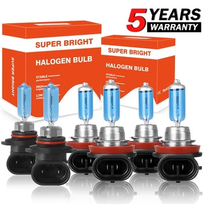 Farol halógeno alto/baixo + lâmpadas de neblina para Subaru Legacy 2015 2016 2017 2018 - Imagem 1 de 4