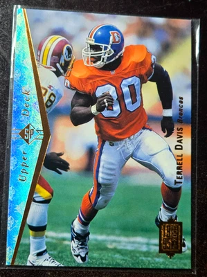 1995 SP UD Upper Deck Rookie Terrell Davis #130 HOF Broncos - Image 1 of 4