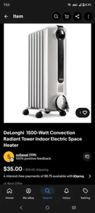 Indoor Space Heater - Picture 1 of 5