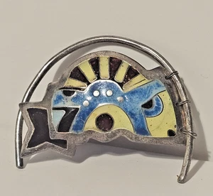 SM Vintage Mystery Art Piece Sterling Silver AZ SW Style 1 of a Kind Rare "Unsigniert" - Bild 1 von 21