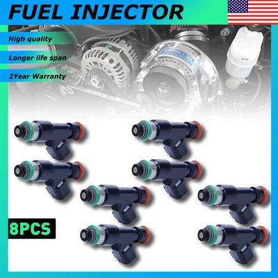 Injetor de combustível upgrade 8 peças Chevrolet Tahoe 4.8L-6.2L? 2007-2009 - Imagem 1 de 4