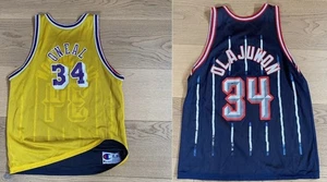 Camiseta reversible vintage campeón LA Lakers Shaquille O’Neal 52 Olajuwon - Imagen 1 de 19